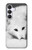 S2569 White Arctic Fox Hülle Schutzhülle Taschen für Samsung Galaxy S25 FE