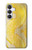S2713 Yellow Snake Skin Graphic Printed Hülle Schutzhülle Taschen für Samsung Galaxy S25 FE