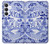 S2768 Willow Pattern Graphic Hülle Schutzhülle Taschen für Samsung Galaxy S25 FE