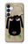 S2826 Cute Cartoon Unsleep Black Sheep Hülle Schutzhülle Taschen für Samsung Galaxy S25 FE