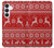 S2835 Christmas Reindeer Knitted Pattern Hülle Schutzhülle Taschen für Samsung Galaxy S25 FE