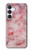 S2843 Pink Marble Texture Hülle Schutzhülle Taschen für Samsung Galaxy S25 FE
