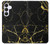 S2896 Gold Marble Graphic Printed Hülle Schutzhülle Taschen für Samsung Galaxy S25 FE