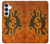 S2901 Lizard Aboriginal Art Hülle Schutzhülle Taschen für Samsung Galaxy S25 FE