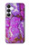 S2907 Purple Turquoise Stone Hülle Schutzhülle Taschen für Samsung Galaxy S25 FE