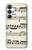 S3082 Music Sheet Hülle Schutzhülle Taschen für Samsung Galaxy S25 FE