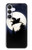 S3289 Flying Pig Full Moon Night Hülle Schutzhülle Taschen für Samsung Galaxy S25 FE