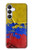 S3306 Colombia Flag Vintage Football Graphic Hülle Schutzhülle Taschen für Samsung Galaxy S25 FE