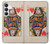 S3429 Queen Hearts Card Hülle Schutzhülle Taschen für Samsung Galaxy S25 FE