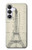 S3474 Eiffel Architectural Drawing Hülle Schutzhülle Taschen für Samsung Galaxy S25 FE