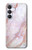 S3482 Soft Pink Marble Graphic Print Hülle Schutzhülle Taschen für Samsung Galaxy S25 FE
