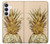S3490 Gold Pineapple Hülle Schutzhülle Taschen für Samsung Galaxy S25 FE