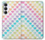 S3499 Colorful Heart Pattern Hülle Schutzhülle Taschen für Samsung Galaxy S25 FE