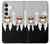 S3557 Bear in Black Suit Hülle Schutzhülle Taschen für Samsung Galaxy S25 FE, S26 FE