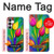 S3926 Colorful Tulip Oil Painting Hülle Schutzhülle Taschen für Samsung Galaxy S25 FE