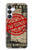 S3937 Text Top Secret Art Vintage Hülle Schutzhülle Taschen für Samsung Galaxy S25 FE