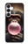 S3973 Chimpanzee Blowing Pink Bubblegum Hülle Schutzhülle Taschen für Samsung Galaxy S25 FE
