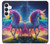 S3977 Colorful Unicorn Hülle Schutzhülle Taschen für Samsung Galaxy S25 FE, S26 FE