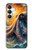 S4003 Oil Color Painting Giant Octopus Hülle Schutzhülle Taschen für Samsung Galaxy S25 FE