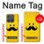 S1145 Yellow Mustache Sun Hülle Schutzhülle Taschen für Motorola Edge (2025)
