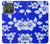 S2244 Hawaiian Hibiscus Blue Pattern Hülle Schutzhülle Taschen für Motorola Edge (2025)