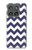 S2345 Navy Blue Shavron Zig Zag Pattern Hülle Schutzhülle Taschen für Motorola Edge (2025)
