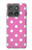 S2358 Pink Polka Dots Hülle Schutzhülle Taschen für Motorola Edge (2025)