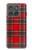 S2374 Tartan Red Pattern Hülle Schutzhülle Taschen für Motorola Edge (2025)