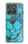 S2685 Aqua Turquoise Gemstone Graphic Printed Hülle Schutzhülle Taschen für Motorola Edge (2025)