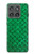 S2704 Green Fish Scale Pattern Graphic Hülle Schutzhülle Taschen für Motorola Edge (2025)