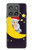 S2849 Cute Sleepy Owl Moon Night Hülle Schutzhülle Taschen für Motorola Edge (2025)