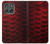 S2879 Red Arowana Fish Scale Hülle Schutzhülle Taschen für Motorola Edge (2025)