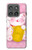 S3025 Pink Maneki Neko Lucky Cat Hülle Schutzhülle Taschen für Motorola Edge (2025)