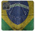 S3297 Brazil Flag Vintage Football Graphic Hülle Schutzhülle Taschen für Motorola Edge (2025)