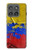S3306 Colombia Flag Vintage Football Graphic Hülle Schutzhülle Taschen für Motorola Edge (2025)
