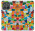S3391 Abstract Art Mosaic Tiles Graphic Hülle Schutzhülle Taschen für Motorola Edge (2025)