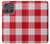 S3535 Red Gingham Hülle Schutzhülle Taschen für Motorola Edge (2025)