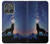 S3555 Wolf Howling Million Star Hülle Schutzhülle Taschen für Motorola Edge (2025)