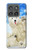 S3794 Arctic Polar Bear and Seal Paint Hülle Schutzhülle Taschen für Motorola Edge (2025)