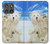 S3794 Arctic Polar Bear and Seal Paint Hülle Schutzhülle Taschen für Motorola Edge (2025)