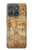 S3868 Aircraft Blueprint Old Paper Hülle Schutzhülle Taschen für Motorola Edge (2025)