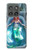 S3911 Cute Little Mermaid Aqua Spa Hülle Schutzhülle Taschen für Motorola Edge (2025)