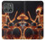 S3985 Fire Skull Drummer Hülle Schutzhülle Taschen für Motorola Edge (2025)