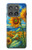 S4019 Sunflower Van Gogh Style Hülle Schutzhülle Taschen für Motorola Edge (2025)