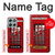 S0058 British Red Telephone Box Hülle Schutzhülle Taschen für Motorola Moto G56
