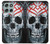 S0223 Vampire Skull Tattoo Hülle Schutzhülle Taschen für Motorola Moto G56