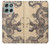 S0318 Antique Dragon Hülle Schutzhülle Taschen für Motorola Moto G56