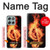 S0493 Music Note Burn Hülle Schutzhülle Taschen für Motorola Moto G56