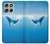 S0843 Blue Whale Hülle Schutzhülle Taschen für Motorola Moto G56