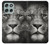 S1352 Lion Face Hülle Schutzhülle Taschen für Motorola Moto G56